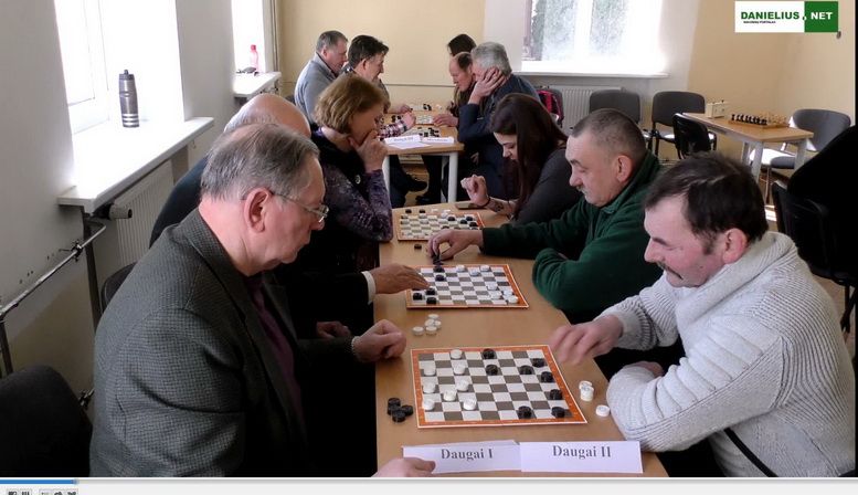  Alytaus rajono komandinės šaškių, individualios šachmatų ir stalo teniso varžybos Dauguose (video)