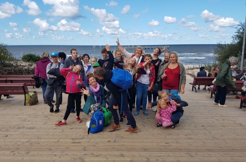  Miroslavo vaikai prieš mokslo metų pradžią jėgų sėmėsi iš Baltijos jūros