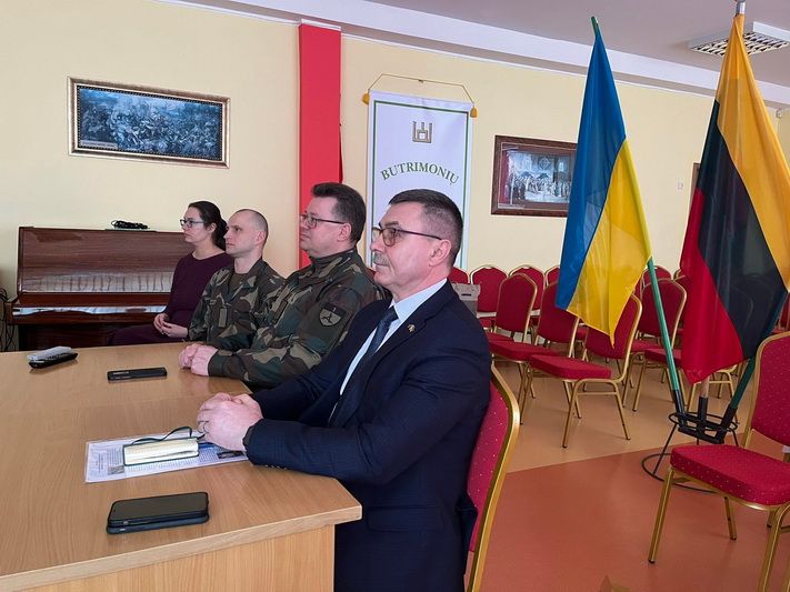  Butrimonių gimnazijoje – virtualus susitikimas su Ukrainos atstovais