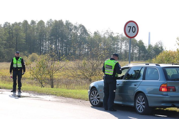  Alytuje vairuotojams tikrintas blaivumas