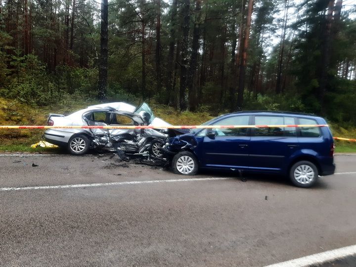  Varėnos rajone žuvo žmogus (foto)