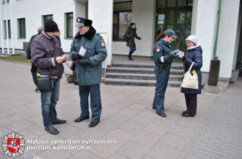  Alytaus policija ragina Kalėdas pasitikti švaria sąžine