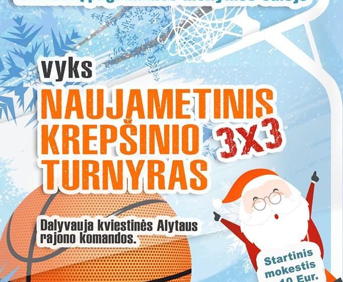  Sausio 7-ąją Kumečiuose – tradicinis naujametinis krepšinio turnyras 3×3