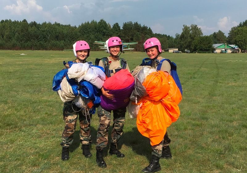  Alytaus šauliai dalyvavo parašiutinio rengimo stovykloje
