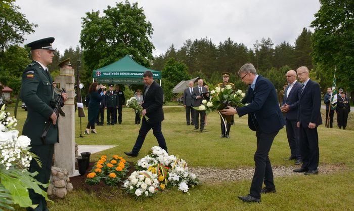  Paminėtos pasieniečio Aleksandro Barausko aštuoniasdešimtosios žūties metinės (foto)