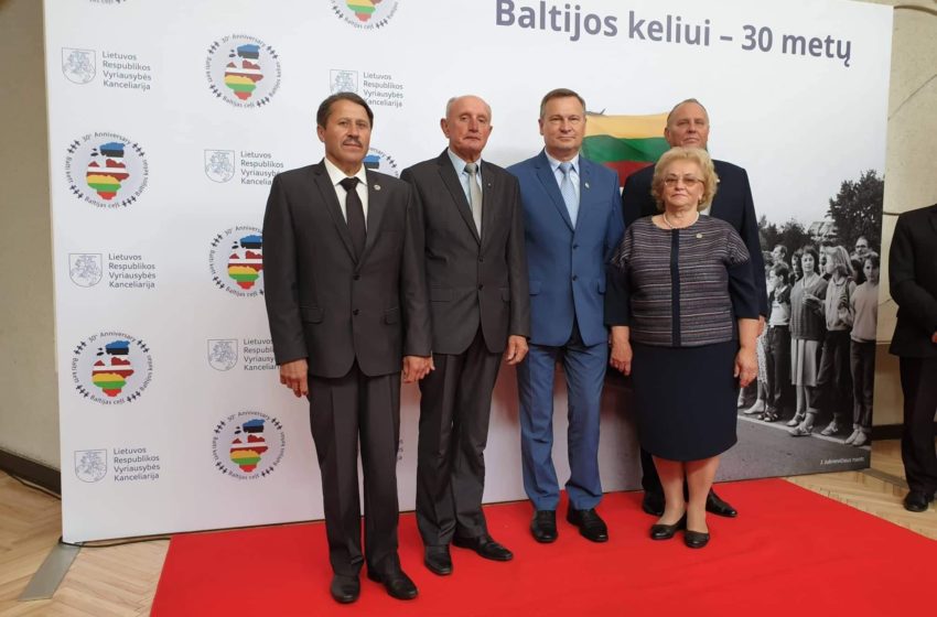 Iškilmingame Baltijos kelio 30-mečio minėjime Vyriausybėje – Alytaus rajono atstovai