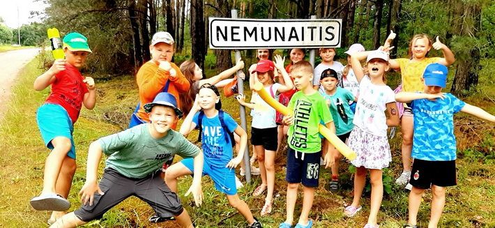 Vaikų vasaros stovykla ,,Jaunasis kūrėjas“  Nemunaityje (foto)