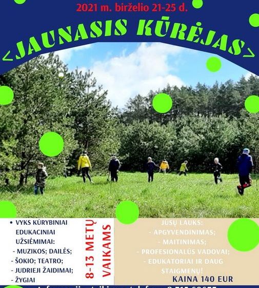  Kviečiame stovyklauti Nemunaityje!