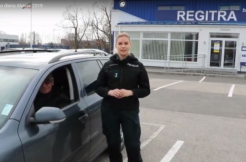  Balandžio 6-ąją Alytaus kelių policija ir VĮ “Regitra” kviečia į saugaus eismo dienos akciją (video)