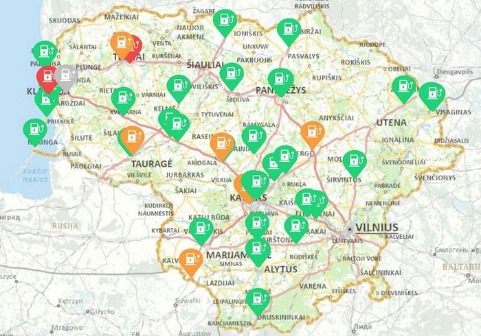  Elektromobilių įkrovimo stotelės – Simne ir Dauguose