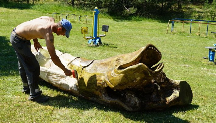  Lėtojo turizmo centrą – Nemunaitį papuošė menininkų darbai