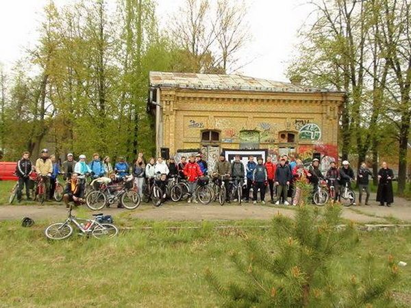  Šeštadienio rytą 8.32 h išvyko dviračių traukinys Olita-Orany (video)