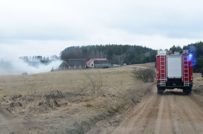  Prie Rimėnų anūkai pažaidę degtukais uždegė močiutės kluoną (foto)