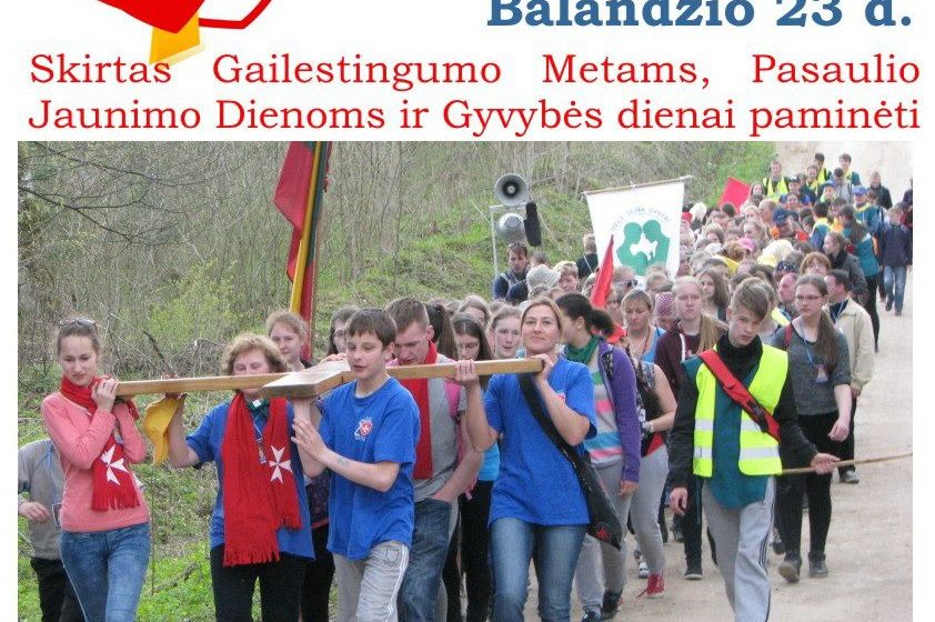  Balandžio 23-iąją – Piligriminis žygis Alytus-Pivašiūnai „Palaiminti gailestingieji”