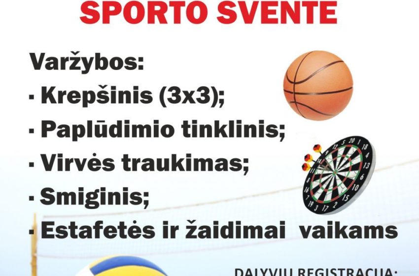  Šį šeštadienį kviečiame į Pivašiūnų seniūnijos sporto šventę!