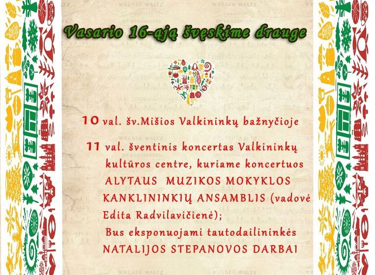  Kviečia Valkininkai