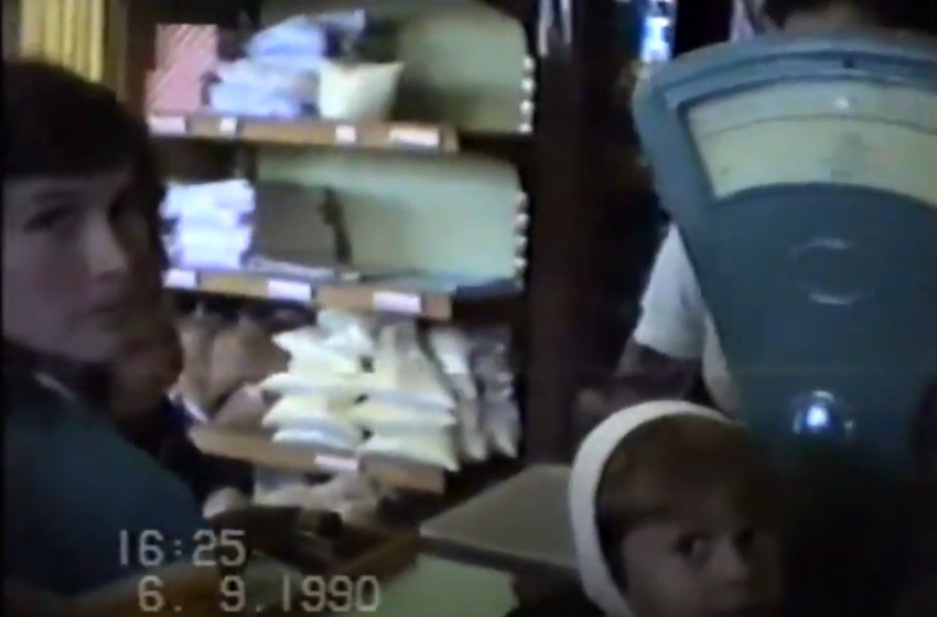  Luksnėnų parduotuvė 1990-aisiais metais (video)