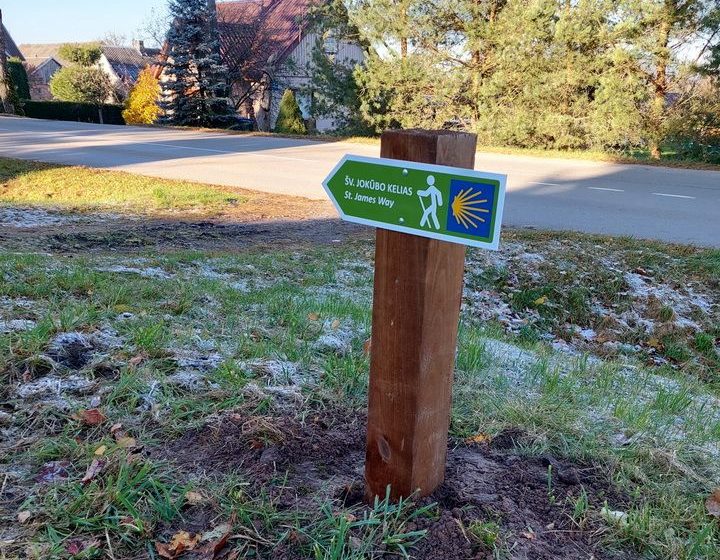  Alytaus rajone paženklintas Šv. Jokūbo kelio Punia–Alytus–Miroslavas maršrutas