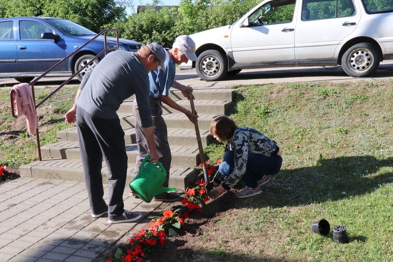  Seniūnijas puošia gėlės, bus ir rojaus obuoliukų (video)