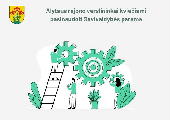  Alytaus rajono verslininkai kviečiami pasinaudoti parama