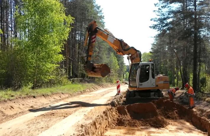  Rekonstruojamas Ryliškių-Merkinės kelias (video)
