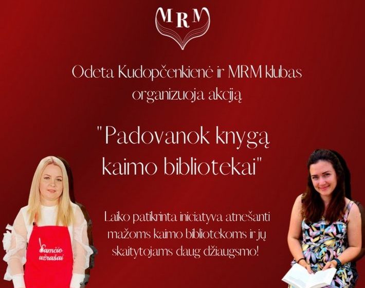  Knygnešiai siūlo dovanoti knygas bibliotekoms!