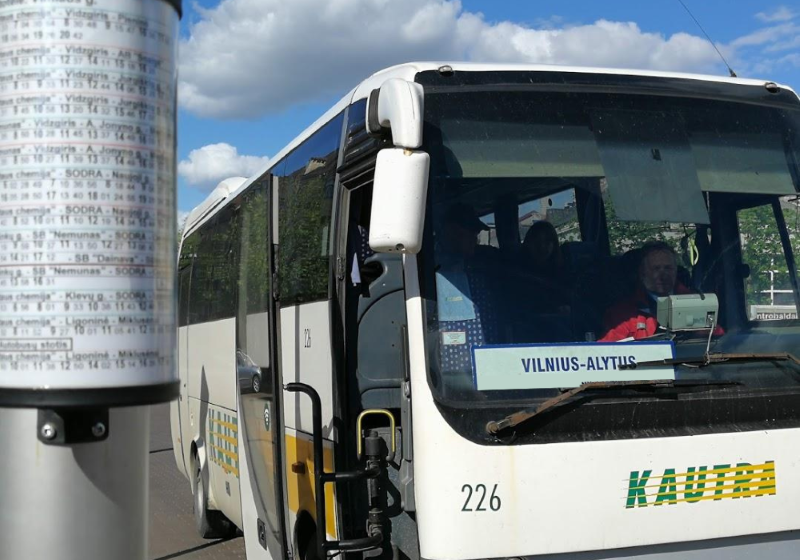  Dėl autobusų eismo maršrutu M4 Alytus-Pivašiūnai per Junčionis