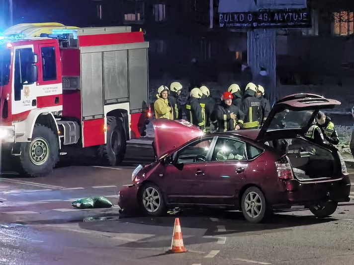  Avarija Alytaus Likiškėlių gatvėje (foto+video)