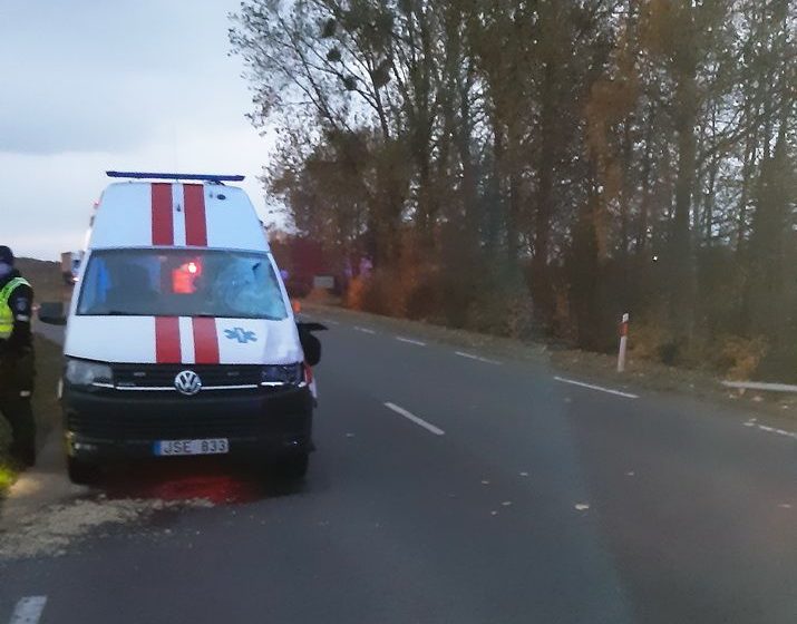  Prie Alytaus greitosios med. pagalbos automobilis mirtinai sužalojo pėsčiąjį