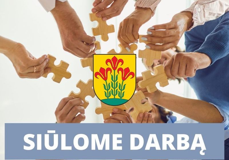  Siūlomas darbas socialiniams darbuotojams