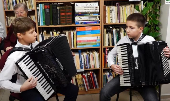  Akodeonais Justinas Velička ir Edas Knyšius (video)