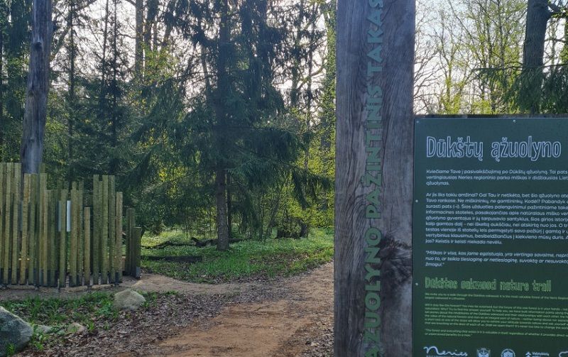  Atidaromas atsinaujinęs Dūkštų ąžuolyno takas