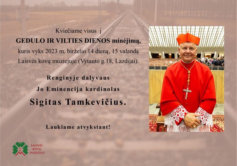  Kardinolo Sigito Tamkevičiaus vizitas Lazdijuose | Gedulo ir vilties renginiai