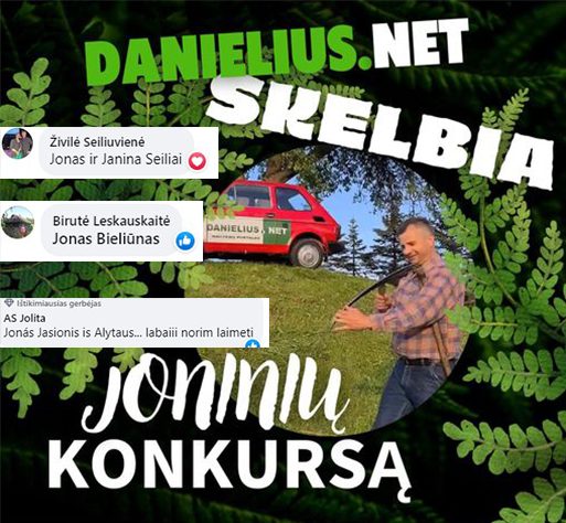  Danielius.net sveikina Joninių konkurso nugalėtojus!