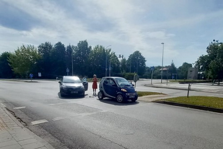  Pirmajame Alytuje susidūrė du automobiliai