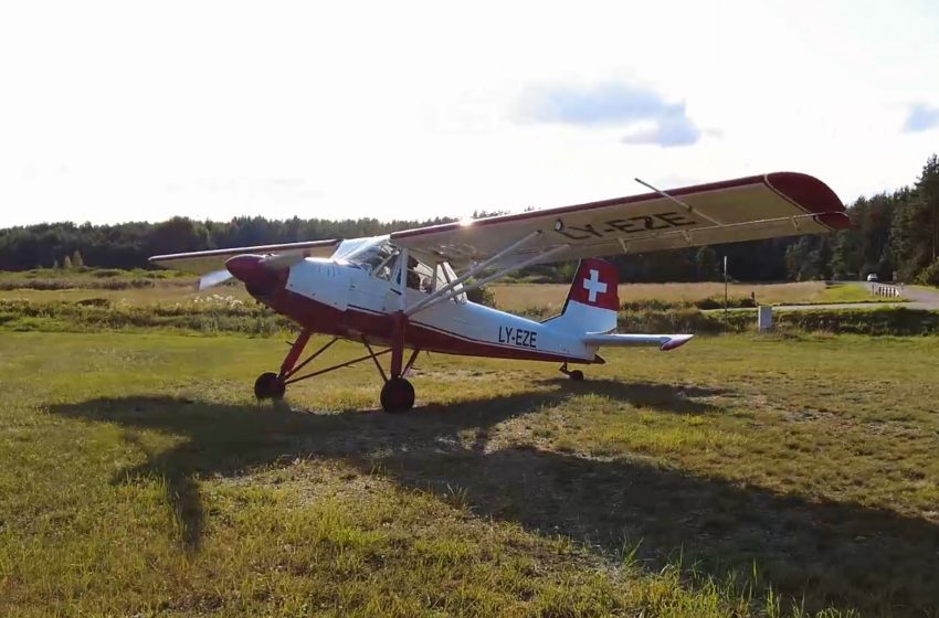  Ultra lengvieji lėktuvai prie Dusios (video)
