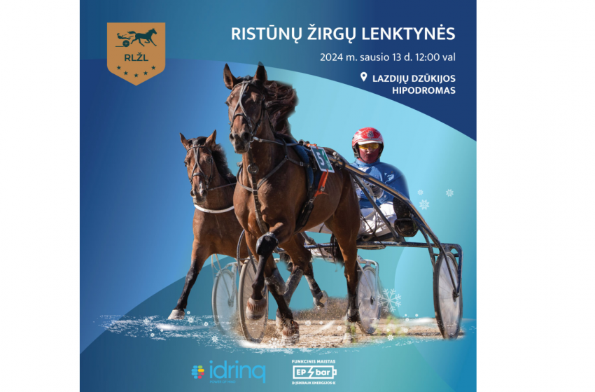  Lazdijų Dzūkijos hipodrome formuojamas ledo takas – šeštadienį vyks išskirtinės ristūnų žirgų lenktynės