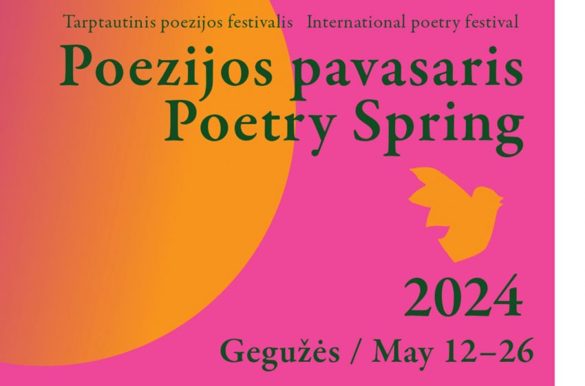  „Poezijos pavasaris“ Alytuje – jau gegužės 24 d.