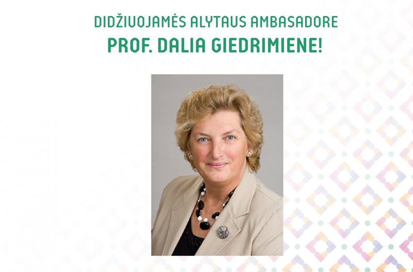  Prof. Dalia Giedrimienė – Lietuvos Respublikos garbės konsulė