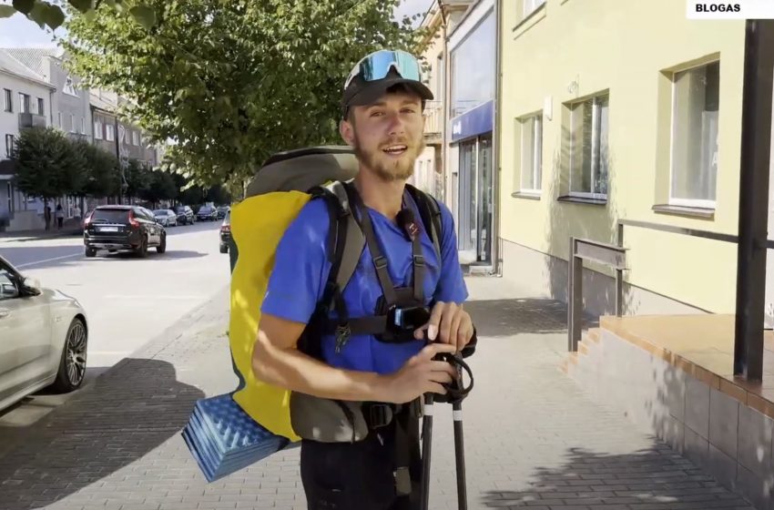  Paulius Juozaitis pėsčiomis per Baltijos šalis (video)