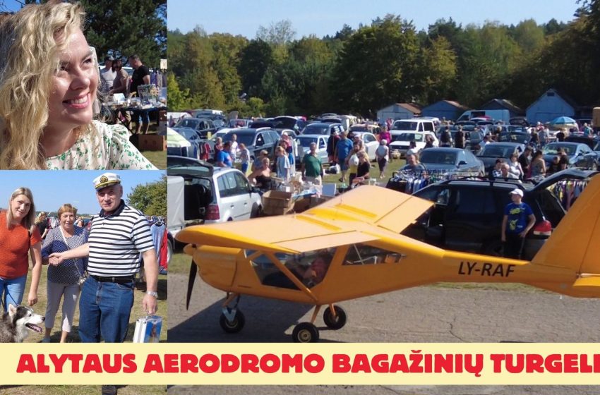  Alytaus aerodromo bagažinių turgelis 2024 08 24 (video)