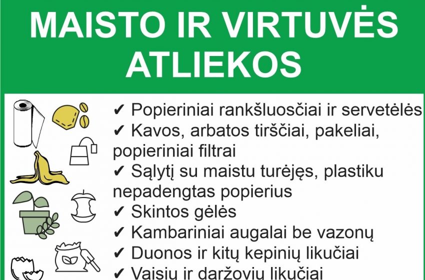  Dvigubai iššvaistytas maistas: nesuvalgyti produktai ir neišrūšiuotos atliekos