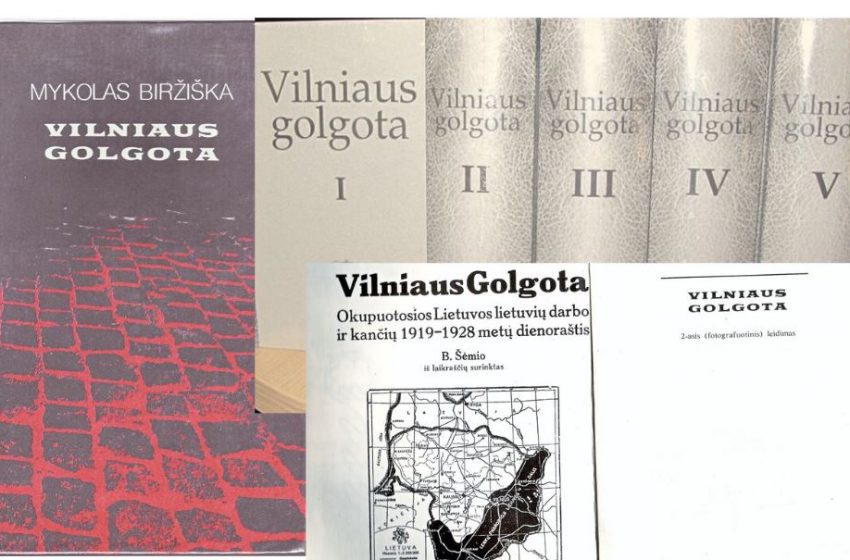  Knyga apie Vilniaus ir jo krašto istorinį laikotarpį „Vilniaus golgota”