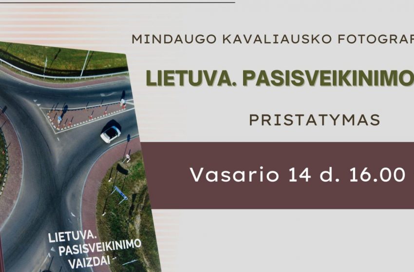  Vasario 14 d. Alytaus J. Kunčino bibliotekoje – Mindaugo Kavaliausko fotografijų albumo pristatymas