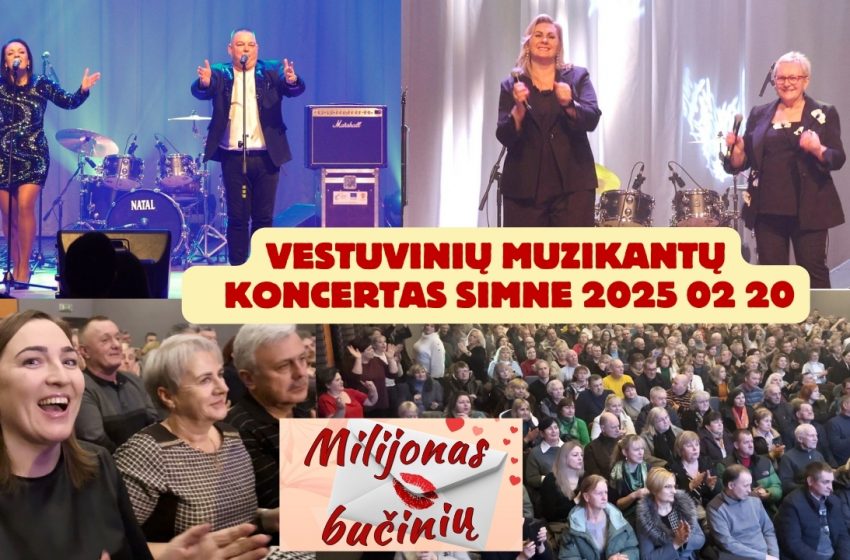  Vestuvių muzikantų koncertas Simne „Milijonas bučinių” (foto+video)