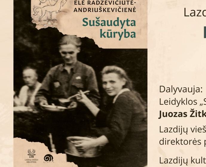  Kovo 13 d. Alytuje – poetės Elės Radzevičiūtės-Andriuškevičienės knygos „Sušaudyta kūryba“ pristatymo vakaras