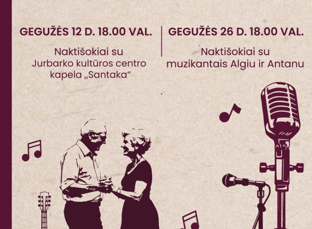 Gegužės 12 ir 26 dienomis Alytuje senjorai vėl kviečiami pasišokti!