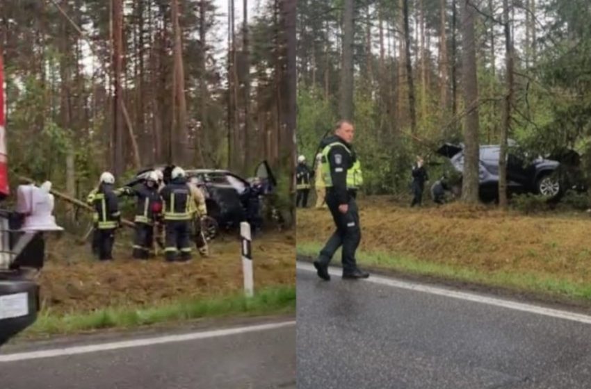 Gegužės 16 d. skaudi avarija prie Merkinės