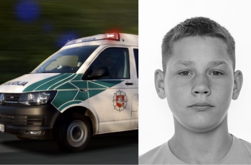Policija ieško nepilnamečio Emilijaus Maksimavičiaus