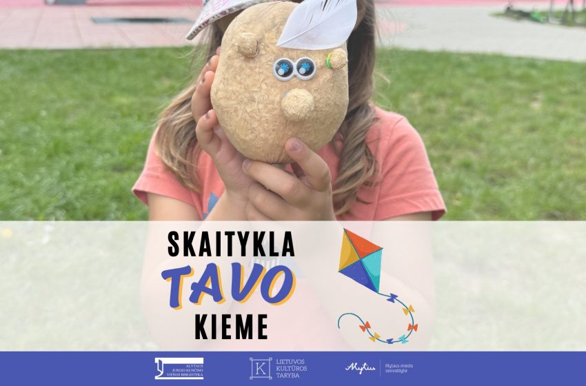 „Skaitykla tavo kieme“ – smagus vasaros nuotykis Alytuje!